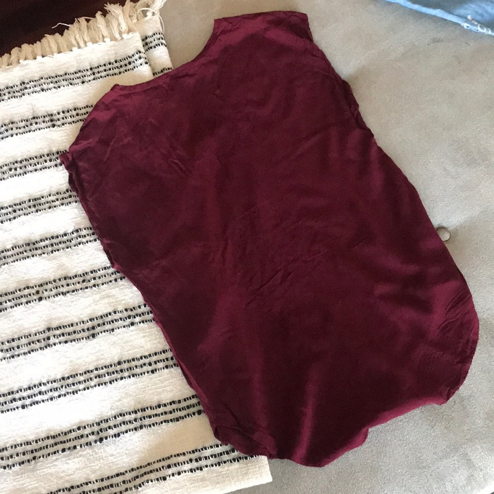 Anchor top Maroon - Picture 2 of 3